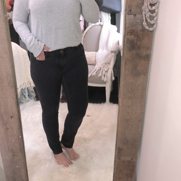 Ann Taylor LOFT sz 30/10 black modern skinny jean - Picture 3 of 7